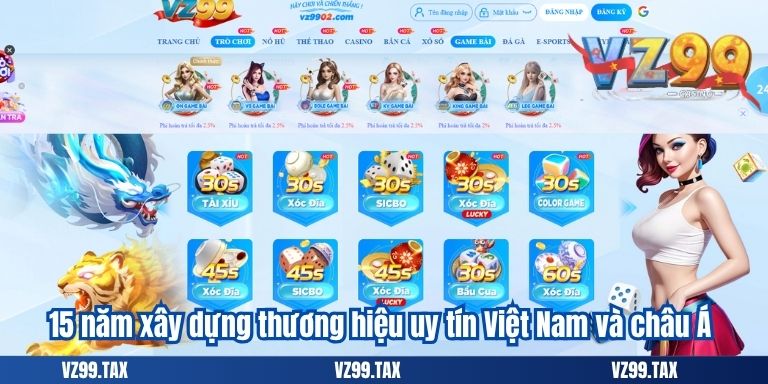 15 năm xây dựng thương hiệu uy tín Việt Nam và châu Á