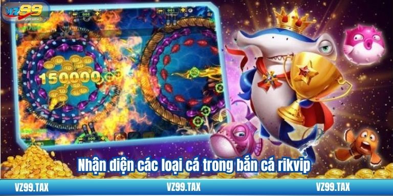 Nhận diện các loại cá trong bắn cá rikvip
